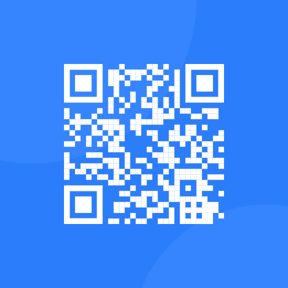 a qr code leading to FrontendMentor.com